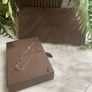 Louis Vuitton Gold and Silver Bracelet Modern Design